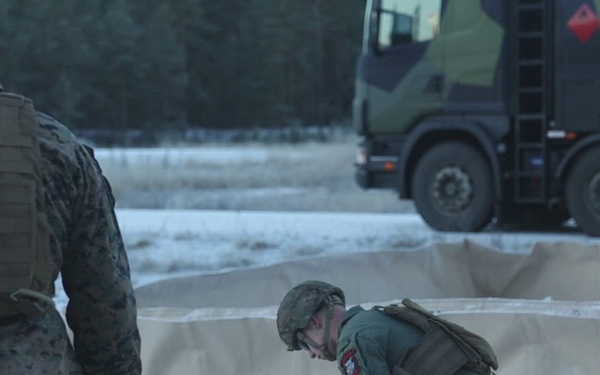 U.S. Marines, Sailors execute forward arming and refueling point with Finnish Defense Forces