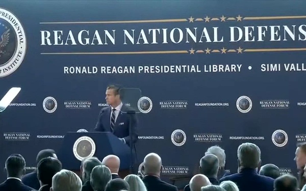 Hegseth Speaks at Reagan National Defense Forum