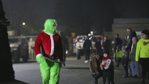 Powidz tree lighting B-roll