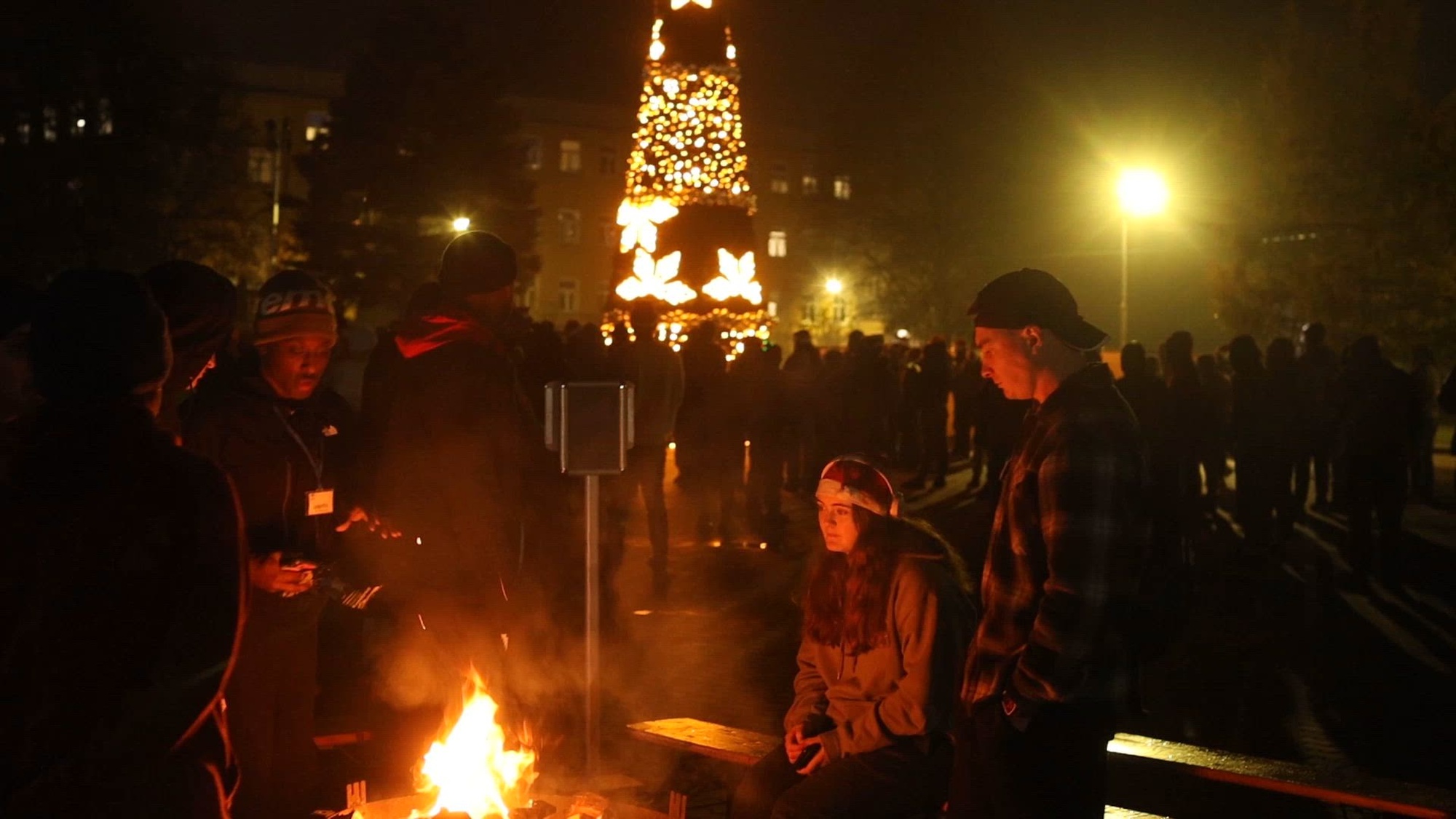 USAG Poland Deputy Garrison Manager-Powidz, Maria Diaz, gives an interview of the importance of keeping traditions going for U.S. Soldiers while deployed or on rotation. 

U.S. Army Garrison Poland hosts a tree lighting ceremony at 33rd Air Base Powidz, Poland, with the assistance of Powidz garrison staff members, United Service Organization (USO) and Morale, Welfare, & Recreation (MWR) volunteers, Polish Land Forces soldiers and U.S. Soldiers assigned to 3rd Infantry Division Sustainment Brigade and 3rd Combat Aviation Brigade on December 5, 2025. As U.S. Army Garrison Poland continues its mission to support a permanent U.S. military presence in Poland, the transition from Initial Operational Capability (IOC) to Fully Operational Capability (FOC) marks a significant milestone in its development. (U.S. Army video by Spc. Kaylan Joseph)