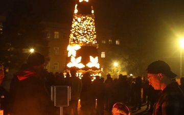Powidz tree lighting ceremony 2025