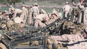 1st Bn., 5th Marines, simulates helicopter landing field seizure during Steel Knight 25