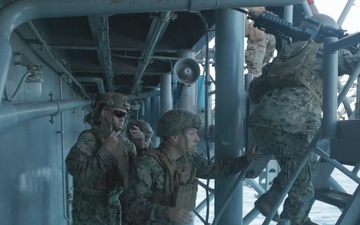 B-Roll: 11th MEU Marines, Sailors Conduct Simulated Strait Transit