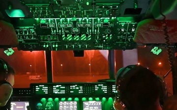 75th Expeditionary Airlift Squadron maintainers prepare C-130J for mission in Africa