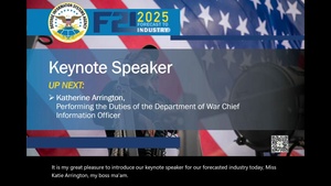 DISA Forecast to Industry: PTDO DoW CIO Keynote Speaker​