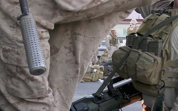 B-Roll: 1st Bn., 5th Marines depart Pendleton for distributed operations during Steel Knight 25