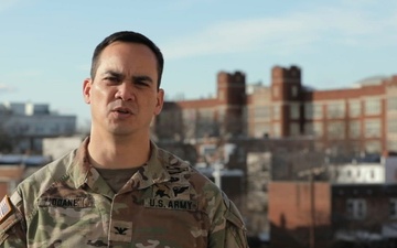 U.S. Army Col. Larry Doane, Joint Task-Force D.C. commander, speaks about overcoming tragedy and accomplishing the mission