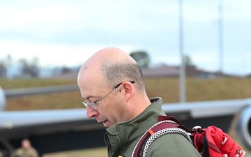 Three Generations Aloft: KC-135, KC-46A, and C-17 Mark Historic Ceremonial Refueling - Broll 1 of 2