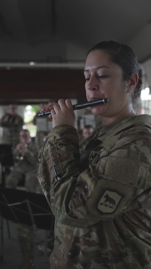 Sgt. Christina Crouse of the 147th Army Band, South Dakota Army National Guard, talks about her family life