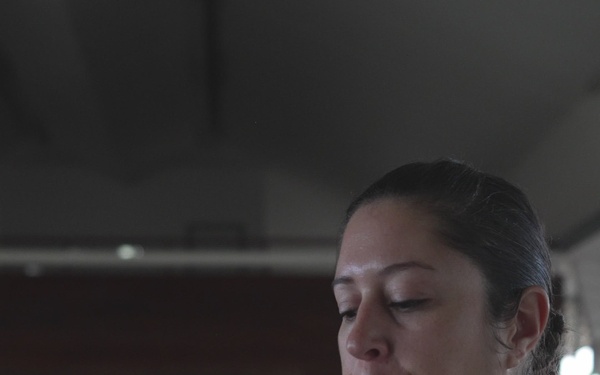 Sgt. Christina Crouse of the 147th Army Band, South Dakota Army National Guard, talks about her family life