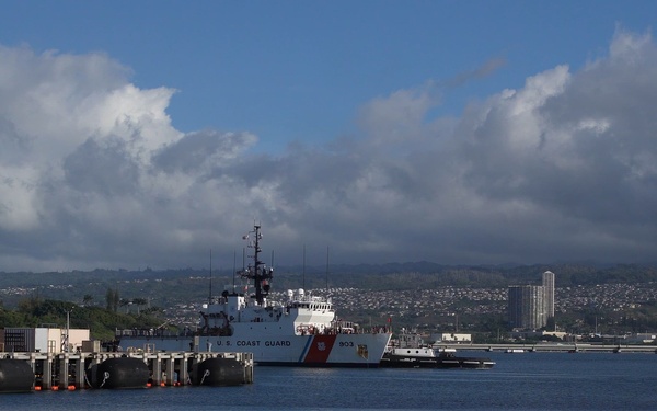 Coast Guard Cutter Harriet Lane returns home following 81-day patrol in Oceania