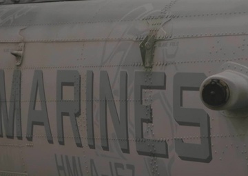 HMLA-167 change of command ceremony