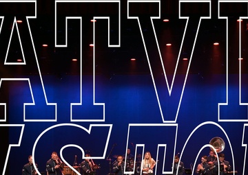 Band of the Golden West performs with Latvian National Guard Orchestra in Southern California