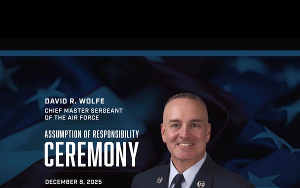 Chief Master Sergeant of the Air Force Assumption of Responsibility Ceremony
