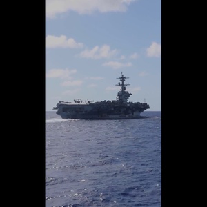 Frank E. Petersen Jr. conducts replenishment-at-sea