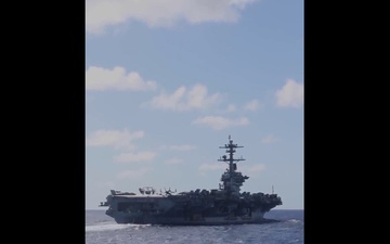 Frank E. Petersen Jr. conducts replenishment-at-sea
