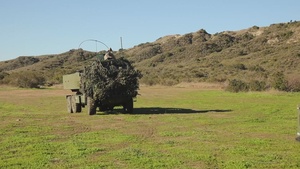 B-Roll: 1st Bn., 11th Marines load HIMARS during Steel Knight 25