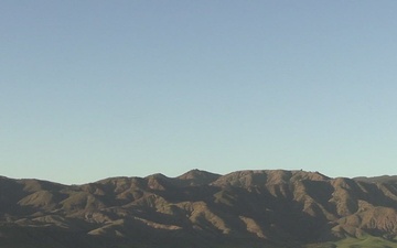 U.S. Marines with FSB, 11th Marines call in close air support with HMLA-367