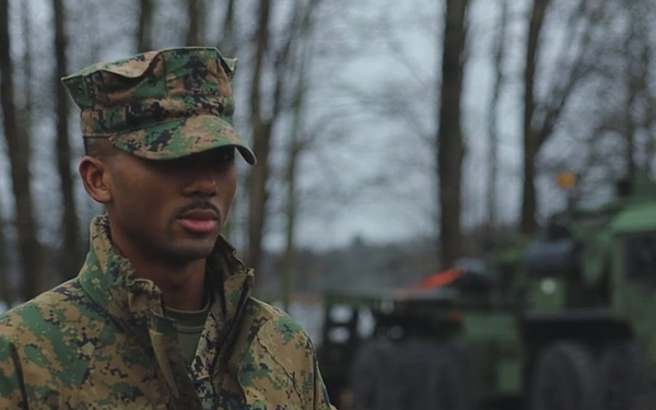 U.S. Marine Corps Combat Logistics Company A company commander interview for Freezing Winds 2025