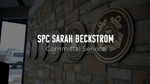 Spc. Sarah Beckstrom laid to rest at W. Va. National Cemetery Full Video