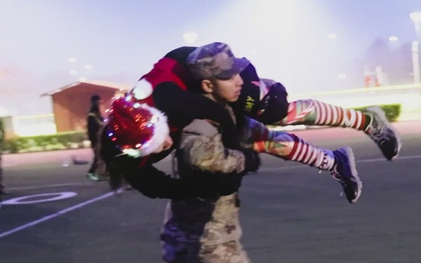 SETAF-AF participates in Santa's Bootcamp PT event (social media 9:16)