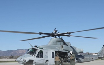 Steel Knight 25 B-Roll: HMLA-367 conducts close air support mission