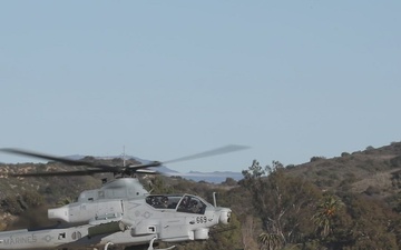 Steel Knight 25 B-Roll: HMLA-367 conducts close air support mission
