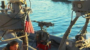 U.S. Marines with 1st Recon Bn. conduct maritime domain awareness during Steel Knight 25