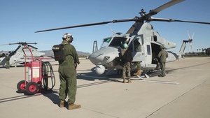 B-Roll: U.S. Marines with HMLA-367 provide close air support during Steel Knight 25