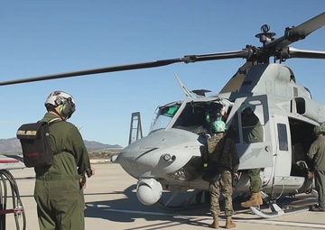B-Roll: U.S. Marines with HMLA-367 provide close air support during Steel Knight 25