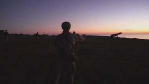 B-Roll: Marines with 1st Recon Bn., conduct an airfield raid during Steel Knight 25