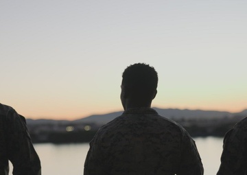 11th MEU Marines, Sailors, Pull into Port Aboard USS Comstock