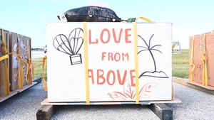 B-Roll: Santa 41 delivers holiday bundles during Operation Christmas Drop 2025