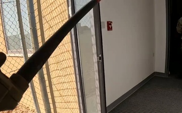 332nd ECES fire fighters learn how to save dog’s lives