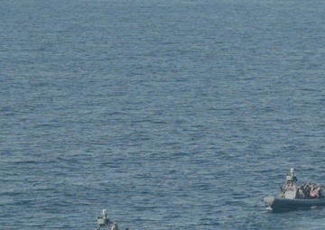 B-Roll: 11th MEU Marines, Sailors Conduct VBSS Exercise Aboard USS Comstock