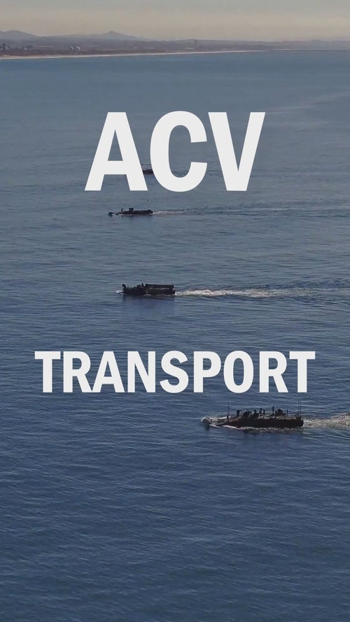 U.S. Marines, Sailors conduct ship-to-shore movements with ACVs, LCACs during Steel Knight