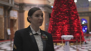 U.S. Army Europe and Africa Band and Chorus Holiday Concert - Cpl. Rachel Braun Interview