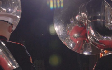 Marine Band San Diego performs at the 93rd Hollywood Christmas Parade