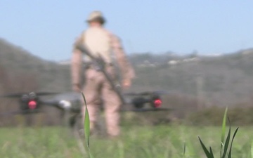 CLB-5 Marines conduct resupply with unmanned aircraft during Steel Knight 25