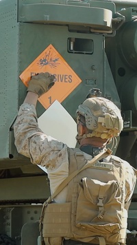 1st Bn., 11th Marines fire HIMARS during Steel Knight 25