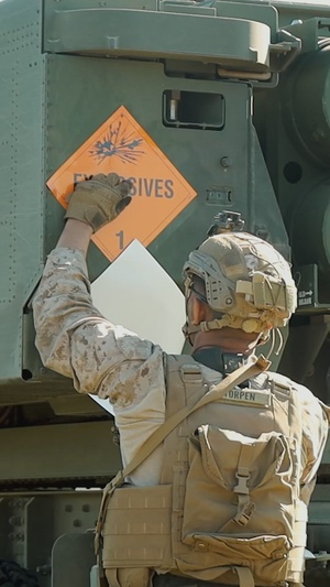 1st Bn., 11th Marines fire HIMARS during Steel Knight 25