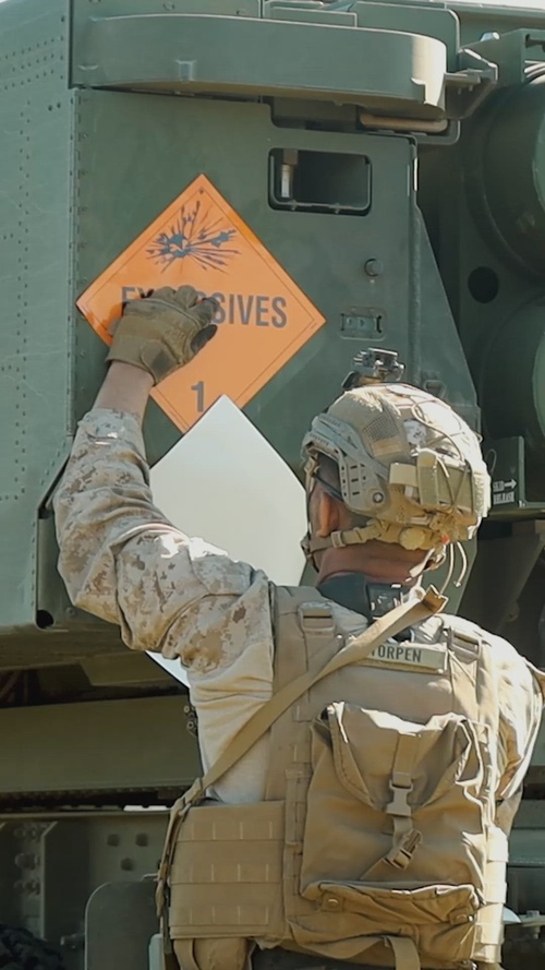 1st Bn., 11th Marines fire HIMARS during Steel Knight 25