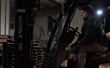 Washington Air National Guard conducts night sandbag operations in Skagit County