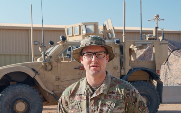 Master Sgt. Logan Oesterich - Minnesota Vikings Shout-out