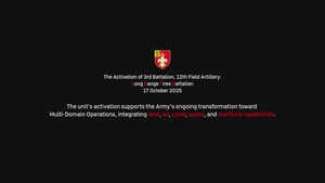 3-12 Field Artillery Activation Ceremony