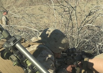 B-Roll: 3rd Bn., 7th Marines conducts live-fire defense