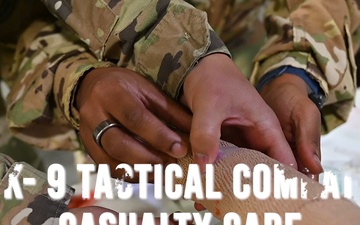 Airmen Train in K-9 TCCC Procedures