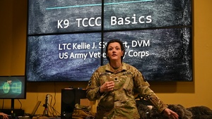 Airmen Train in K-9 TCCC Procedures