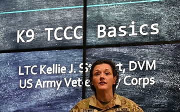 Airmen Train in K-9 TCCC Procedures