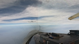 555th EFS conducts aerial refueling during Ferocious Falcon 6 (Go-Pro B-Roll)